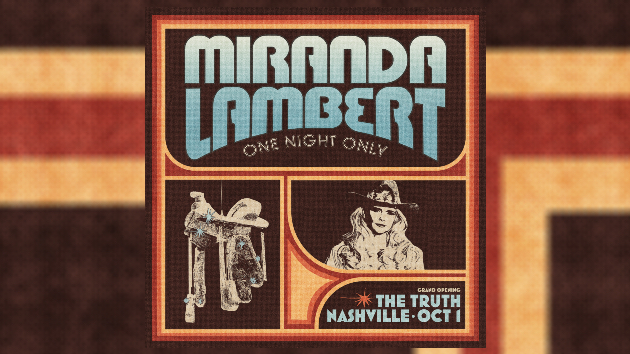 Miranda Lambert and 'Crisco' are helping open a new Nashville music ve